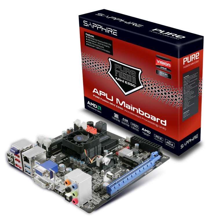 Sapphire IPC-E350M1 Mini ITX Motherboard