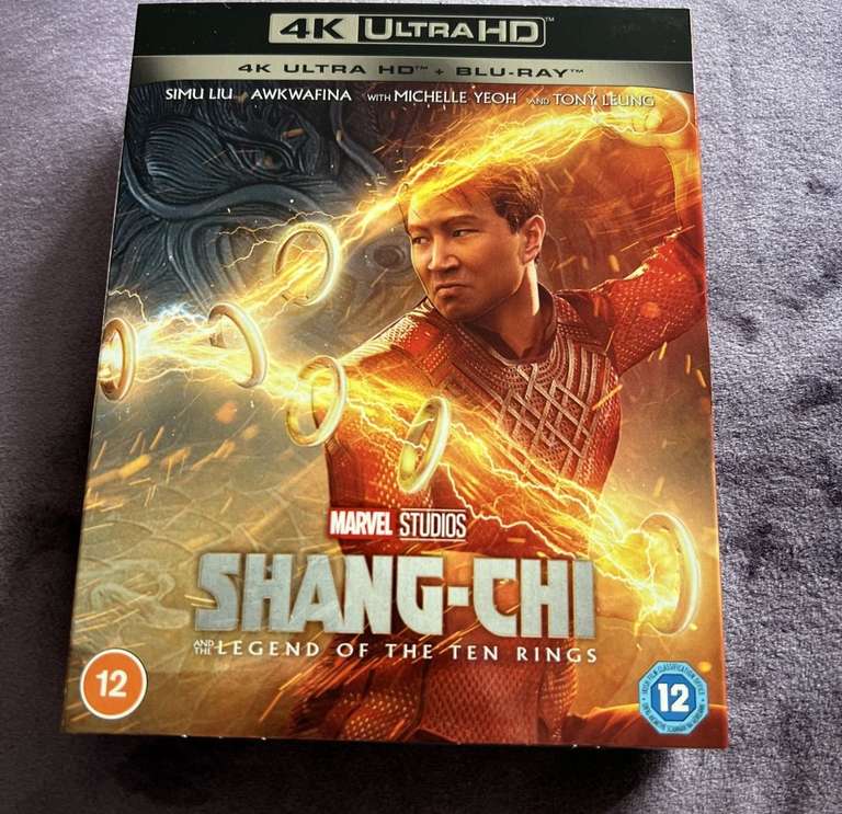 Shang Chi and the Legend of the Ten Rings 4K UHD Blu-ray New Sealed + Slipcover - With Code - Sold by soundvisioncollectables