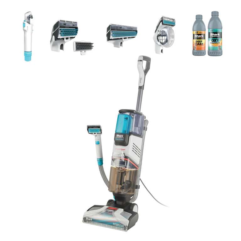 Shark CarpetXpert Deep Clean Carpet Cleaner with Built-In StainStriker Spot Cleaner & 5 Tools inc. Pet Tool