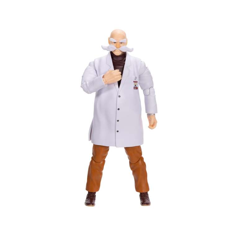Sonic The Hedgehog Sonic 3 Movie Gerald Robotnik Action Figure by Jakks Pacific, Stands 5” / 13 cm Tall
