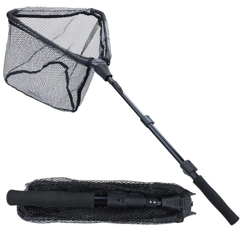 Sougayilang Fishing Landing Net, Foldable, Telescopic Pole - Usually dispatched within 3 to 7 months