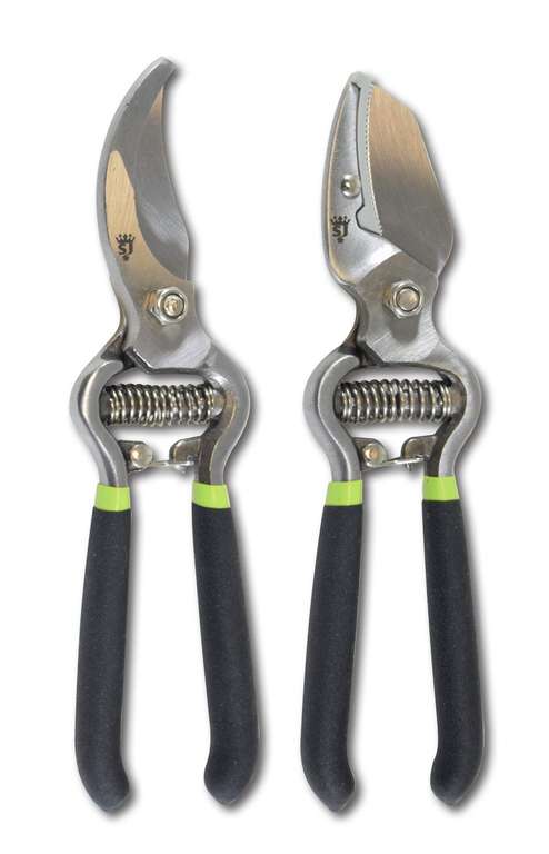 Spear & Jackson CUTTINGSET8K Kew Gardens Collection Vintage Bypass & Anvil Secateur Set