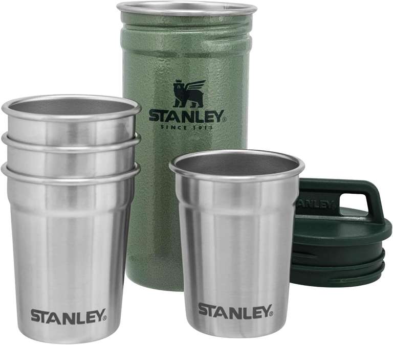 STANLEY 1913 Adventure Nesting Shot Glasses Set 0.59ML - BPA-Free Stainless Steel Shot Glasses - Packable Thanks to Nesting System