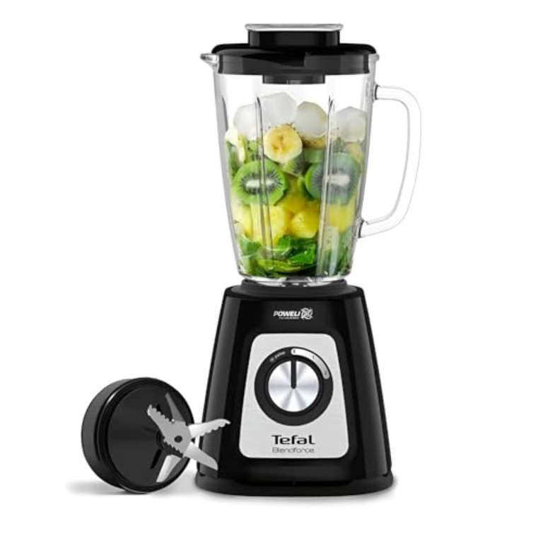 Tefal Blendforce II Blender, 2L Glass Jug, 1.25L Effective Capacity, 800W, 4 Removable Powelix Blades