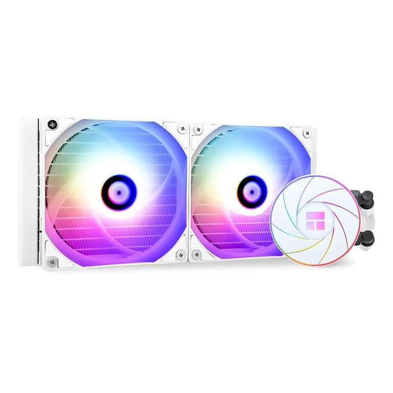 Thermalright AQUA ELITE 240 White V3 Liquid CPU Cooler, 240mm Cooling Row, 2 x 120mm PWM Fans, S-FDB Bearings, AIO sold by deliming321 FBA