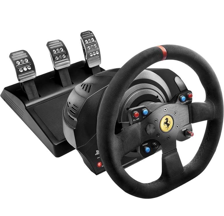 Thrustmaster T300 Integral Alcantara - High-Performance Racing Wheel and Pedal Set