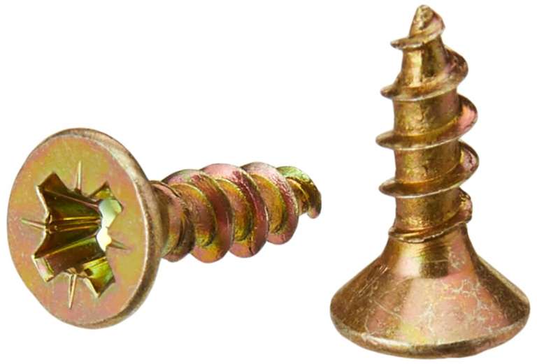 TIMCO Solo Chipboard & Woodscrews - Gold - 4.0 x 15 - Box of 200