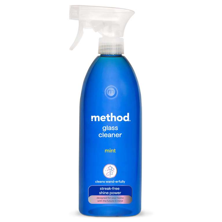 Method Spray, Window And Stainless Steel Glass Spray - Mint, 828 ml