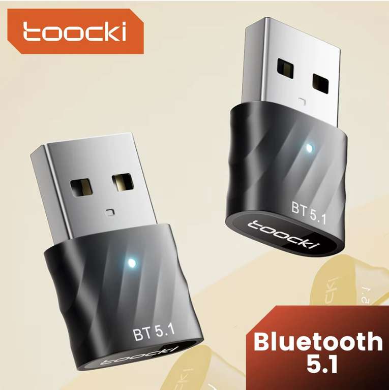 TOOCKI Bluetooth 5.1 Car Adapter Dongle - Sold By Toocki 3C Digital Technology Store