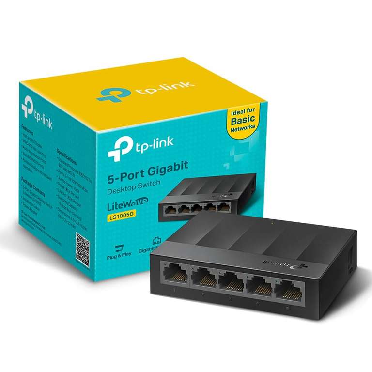 TP-Link LS1005G 5-Port Gigabit Network Switch