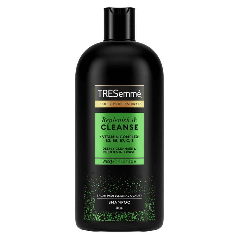 TRESemmé Replenish & Cleanse Shampoo 900ml (£3.03 S&S)