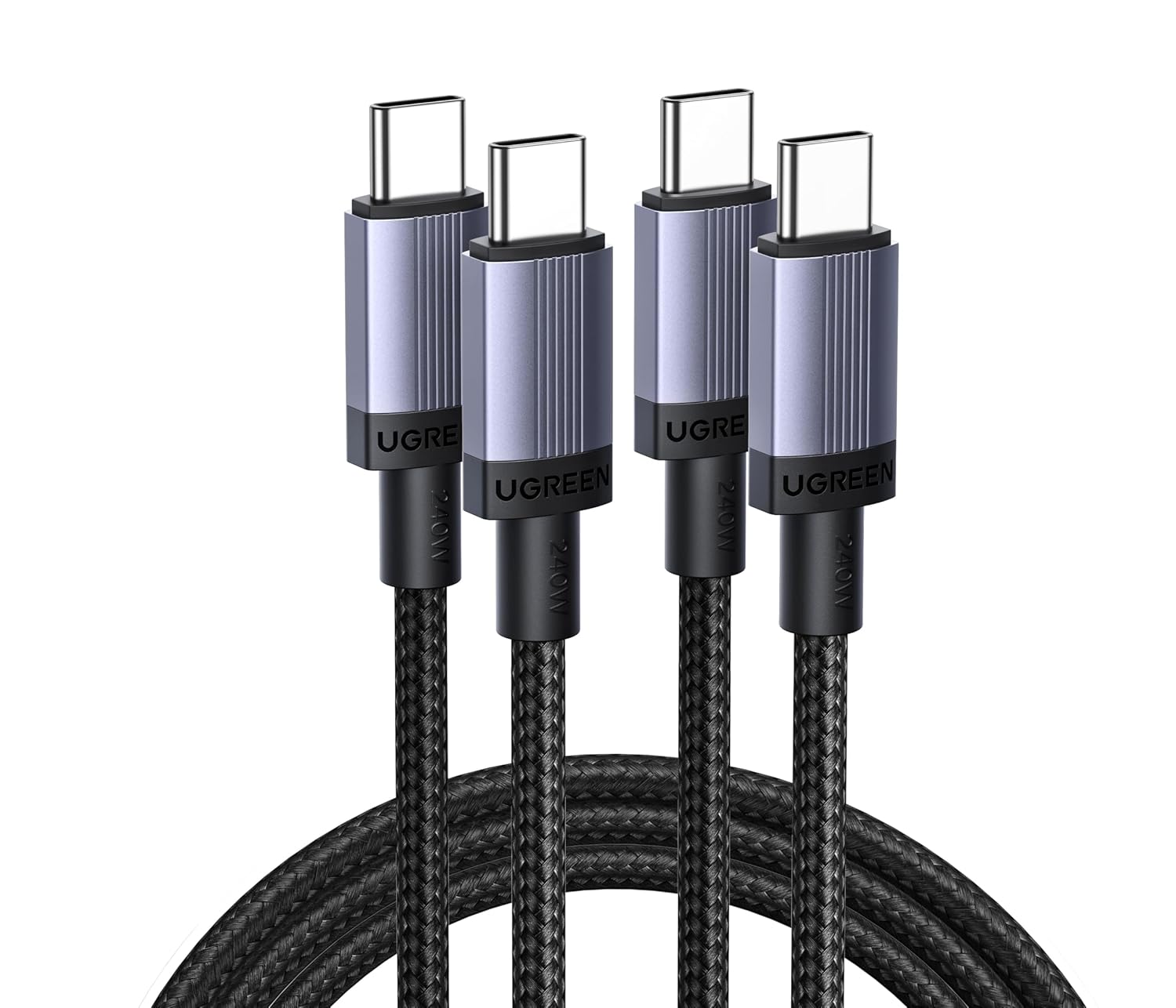 UGREEN 240W USB C to USB C Cable with Digital Display PD 3.1 Type C to C Fast Charging 2m Cable - by UGREEN grp ltd FBA - Prime Price