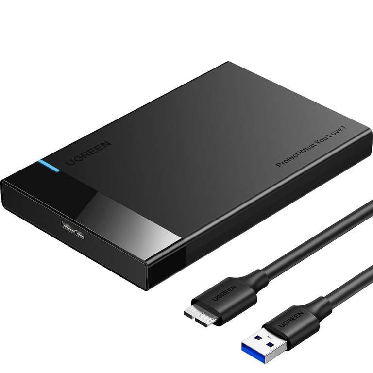 UGREEN 2.5 Inch Hard Drive Enclosure, 5Gbps SSD (Prime Exclusive) - Sold by UGREEN GROUP LIMITED UK/FBA