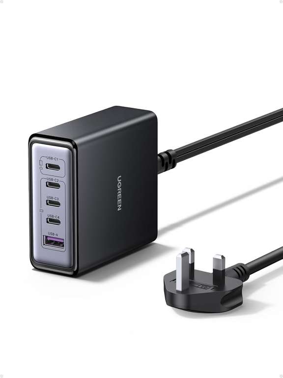 UGREEN 65W USB C Charger 5-Port Charging Station GaN Fast Charger Discounted At Checkout - UGREEN GROUP FBA