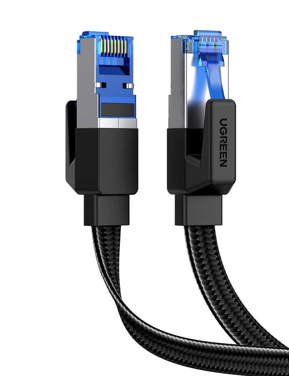 Ugreen Cat 8 Ethernet Cable 5m, 40Gbps Internet Cable (Braided) with Prime - Sold By Ugreen Group LTD UK/FBA