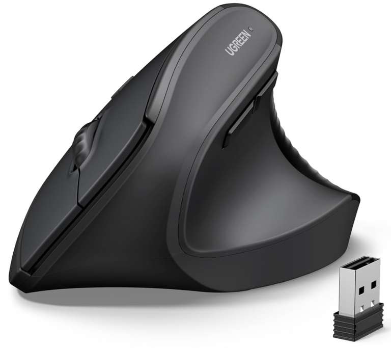 UGREEN Ergonomic Wireless Vertical Mouse (BT+USB) - Sold by UGREEN / FBA