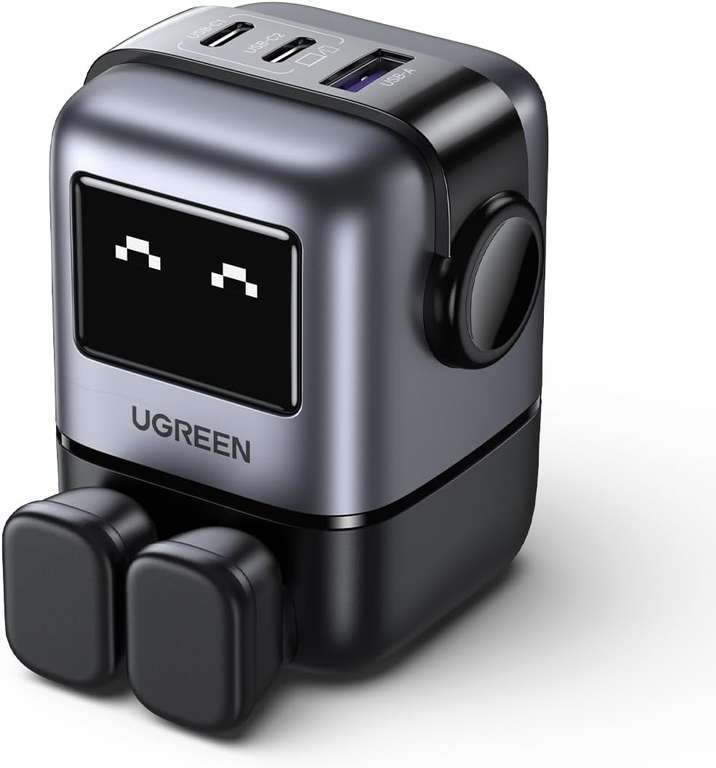 UGREEN Universal Travel Adapter 65W 3-Port Fast Charger with US/UK/EU Plug - Sold by UGREEN Group Limited UK / FBA