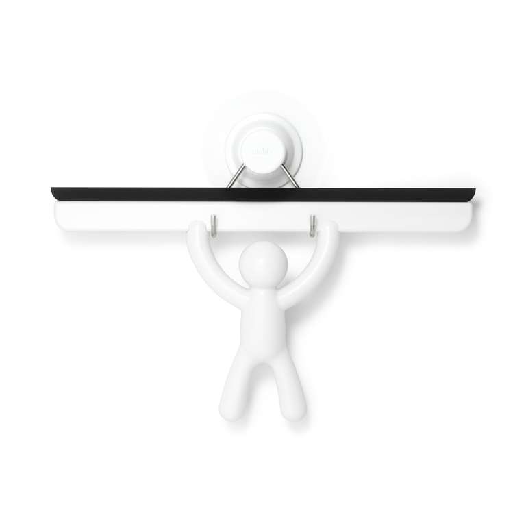 Umbra Buddy Bathroom Squeegee - Adhesive Storage Hook Included