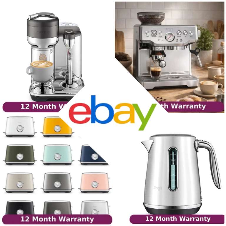 Upto 50% Off Sage Refurbished Electrical's Sale + Extra 30% Off W Coupon (Inc Coffee Bean to Cup Machines, Kettles & More)Sold By Idoodirect