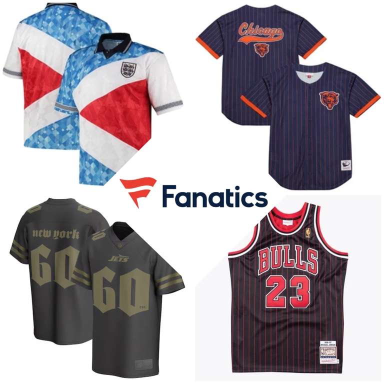 Up to 70% Off Fanatics Clearance Sale + Extra 15% Off With Code (Over 3,300 Lines) Sold By Fanatics International