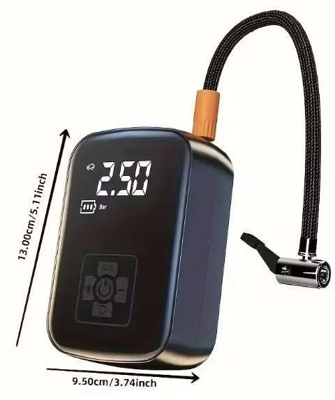 USB Rechargeable Wireless Air Compressor With Digital Display, with code - New Customer. Sold by SmartClick Trading Store