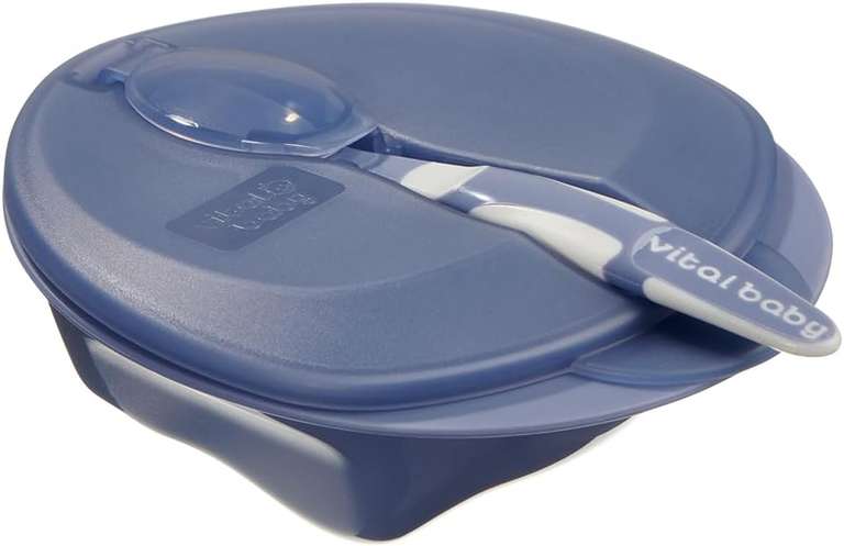 Vital Baby Nourish Perfectly Simple Bowls, Stackable, BPA-Free, EarthSmart Biodegradable, Microwave & Dishwasher Safe, 5 Pack