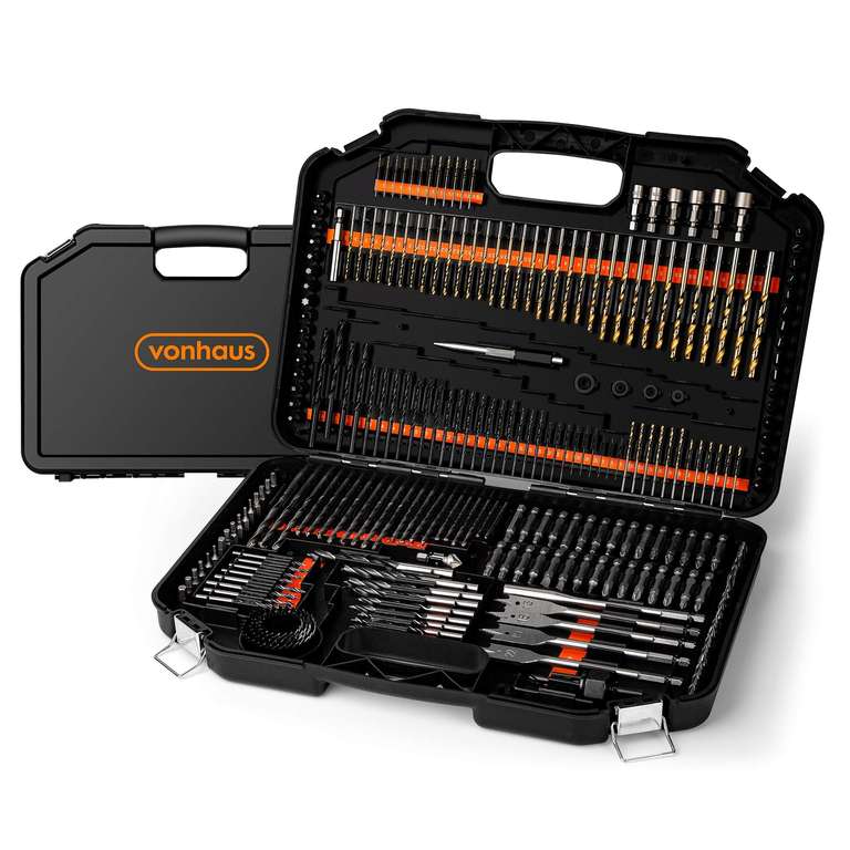 VonHaus 246pc Combination Drill Bit Set - Shipped/ Sold by Vonhaus UK
