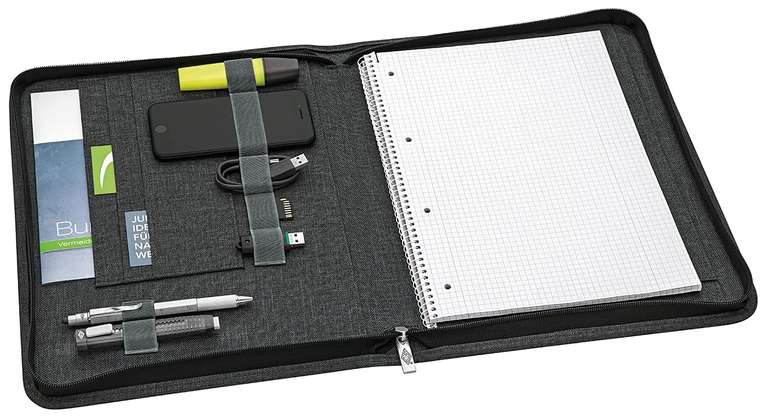 WEDO College A4 Writing Case in Grey