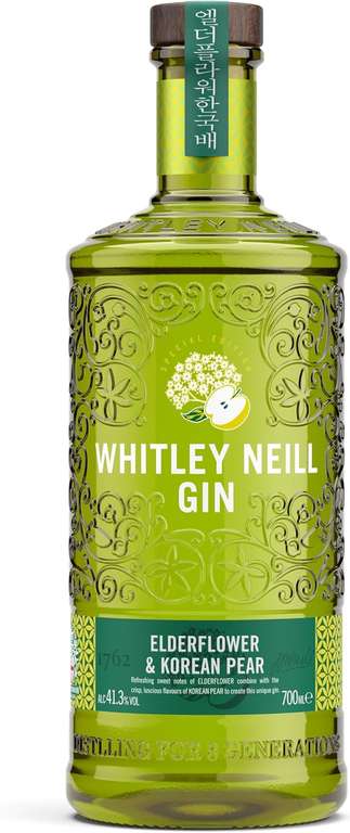 Whitley Neill | Elderflower & Korean Pear Gin | 70cl | 41.3%