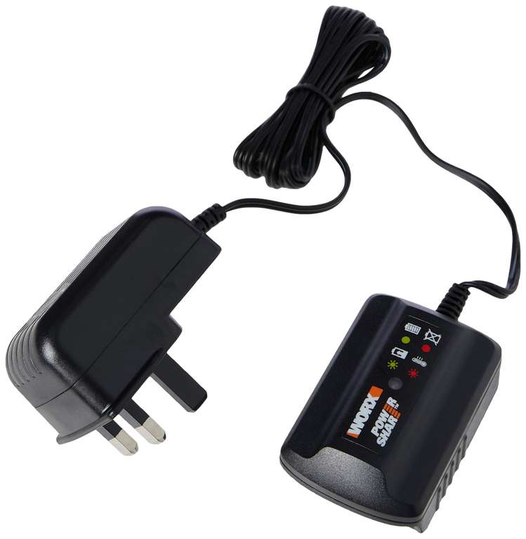 WORX WA3760 18V (20V MAX) Battery Charger for All Worx Batteries & Tools