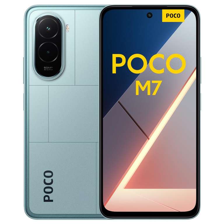 XIAOMI POCO M7 4G Smartphone 128GB 6GB, 6.9" FHD+ 144Hz Display, Snapdragon 685, 50MP AI dual camera, 7000mAh Sold By Amazon EU