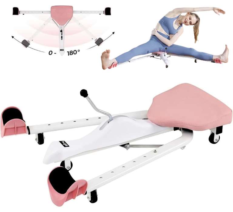 Yes4All Leg Stretcher Split Machine for Flexibility, Versatile 330lbs Heavy Duty Fits Both 1 Inch & 2 Inch Barbell
